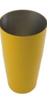 Shaker Stainless Steel Yellow 28cl - The Bars