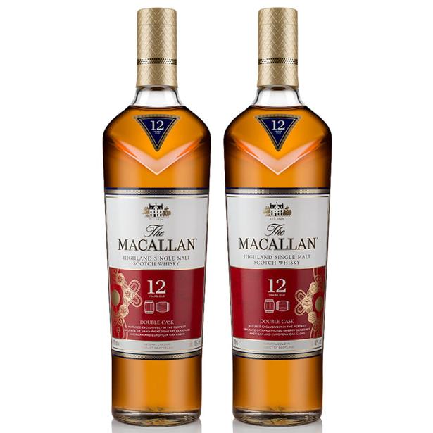 The Macallan 12 Year Old Double Cask Lunar New Year Pack 2x700ml