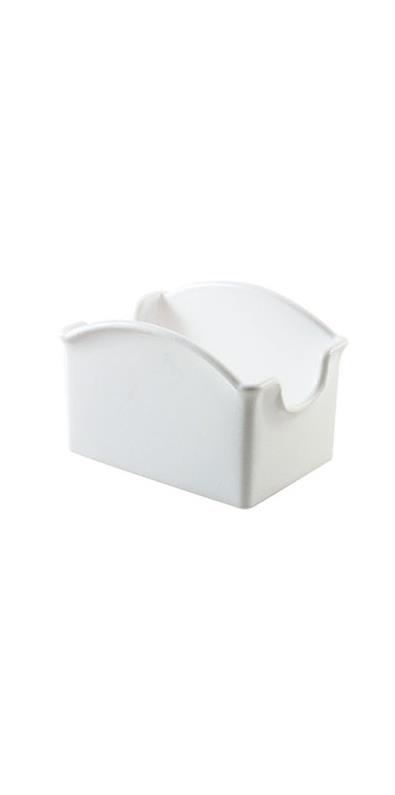 Packet Holder For Sugar and Tea Bag White - The Bars