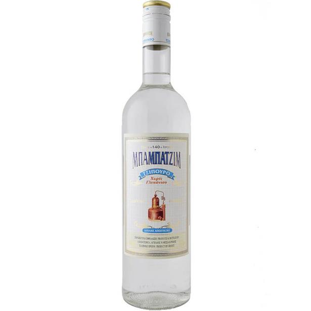 Babatzim Tsipouro Without Anise 700ml