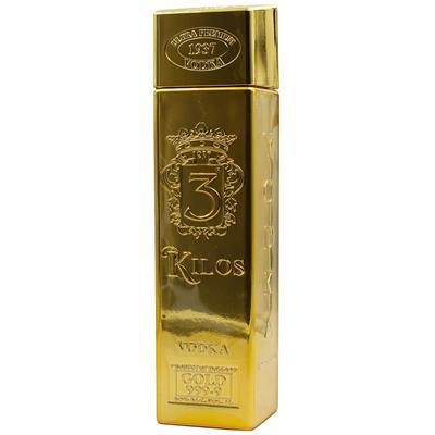 3 Kilos Gold 999.9 Premium Vodka 1lt