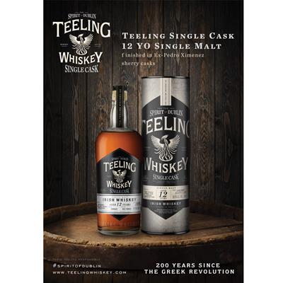 Teeling Single Cask 12 Year Old Greek Revolution 700ml