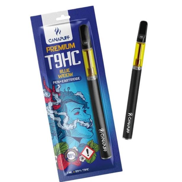 CanaPuff T9HC Pen+Cartridge Blue Widow 99% 1ml