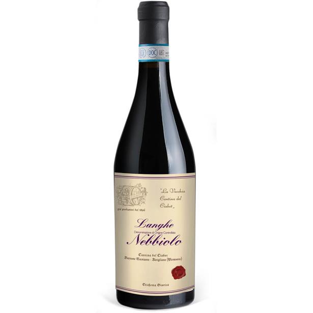 La Ministra Langhe DOC Nebbiolo Etichetta Storica - Red 750ml, Cantina Del Ciabot Di Fia Rocco