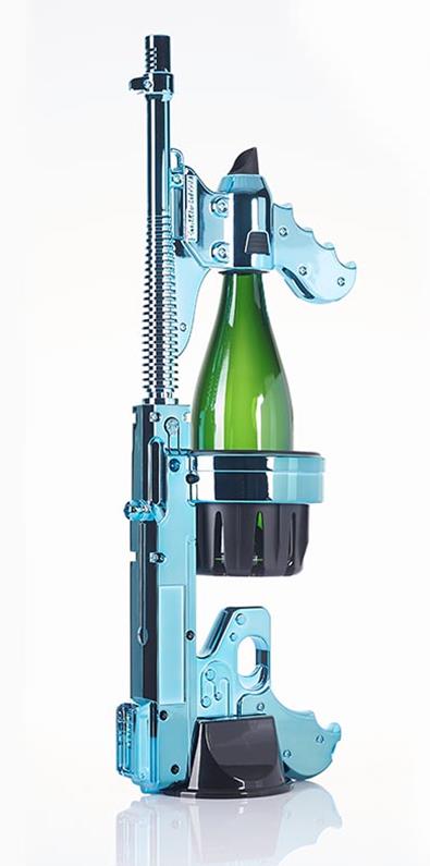 Champagne Gun Blue