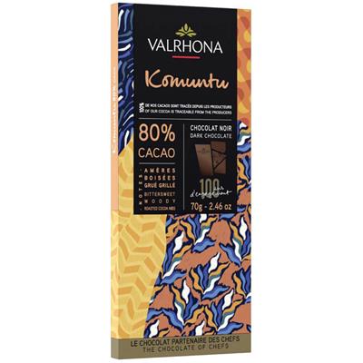 Valrhona Komuntu 80% 70gr