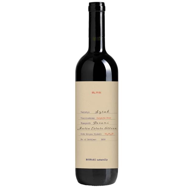 Syrah Naturally - Ερυθρός 750ml, Μπουτάρης Οινοποιΐα