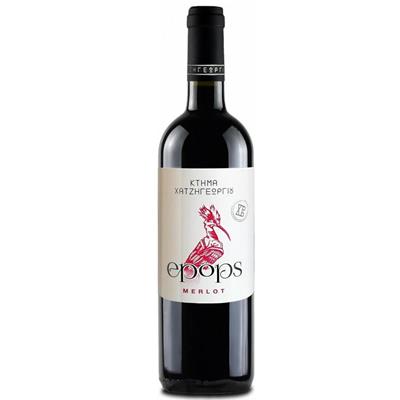 Epops Merlot - Ερυθρός 750ml, Χατζηγεωργίου Κτήμα