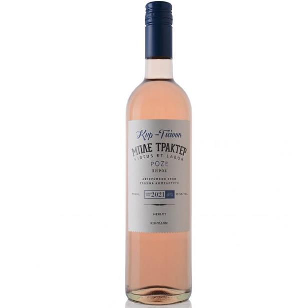 Blue Tractor - Rose 750ml, Estate Kir Yanni