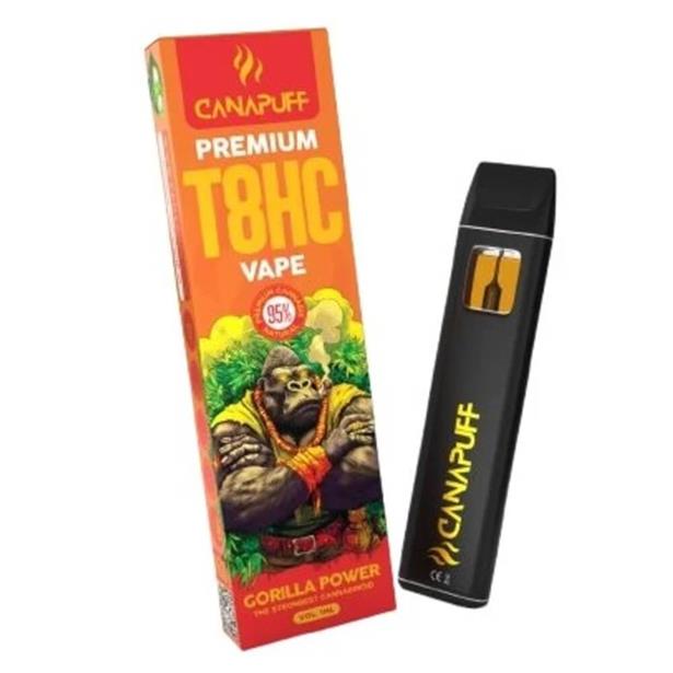 CanaPuff T8HC Vape Pen Gorilla Power 95% 1ml