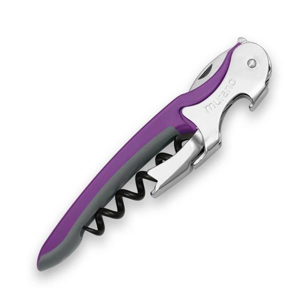 Murano Wine Opener Purple
